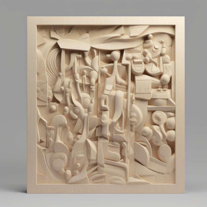 نموذج ثلاثي الأبعاد لآلة CNC 3D Art 